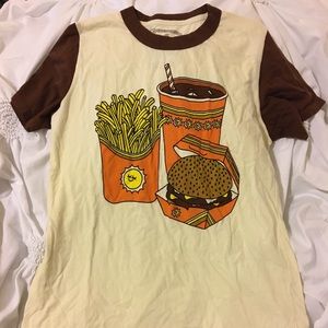 Big Bud fast food ringer baseball tee